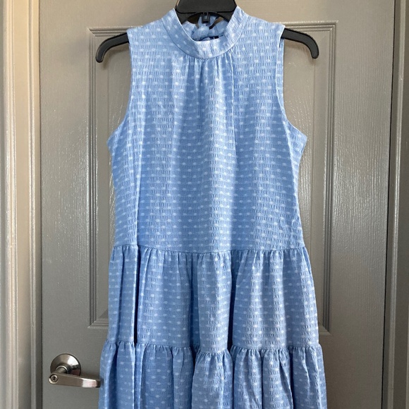 Calvin Klein Dress Blue 4 - Picture 1 of 6